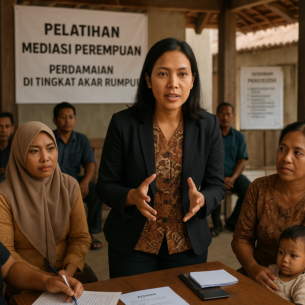 Mendorong Peran Strategis Perempuan dalam Mediasi dan Perdamaian di Tingkat Akar Rumput