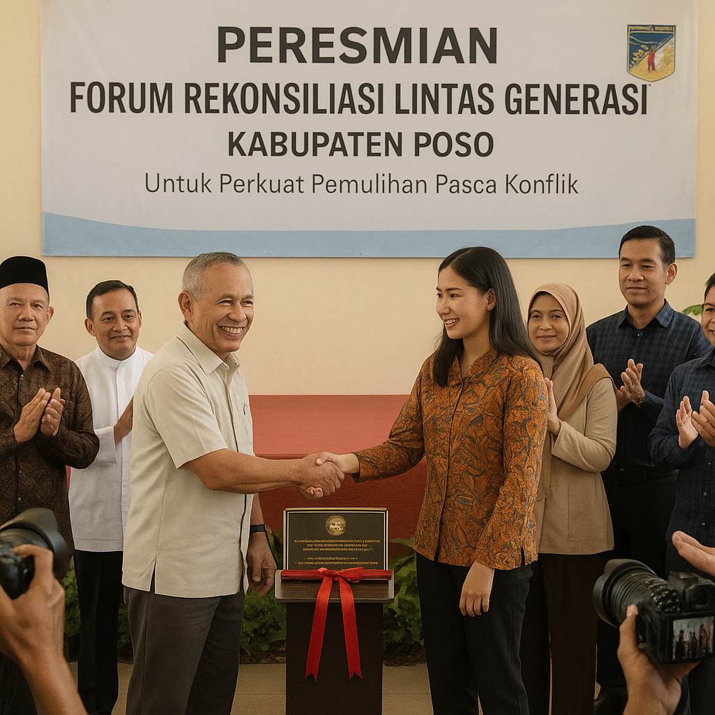 Forum Rekonsiliasi Lintas Generasi Diresmikan di Poso, Sulawesi Tengah, untuk Perkuat Pemulihan Pasca Konflik