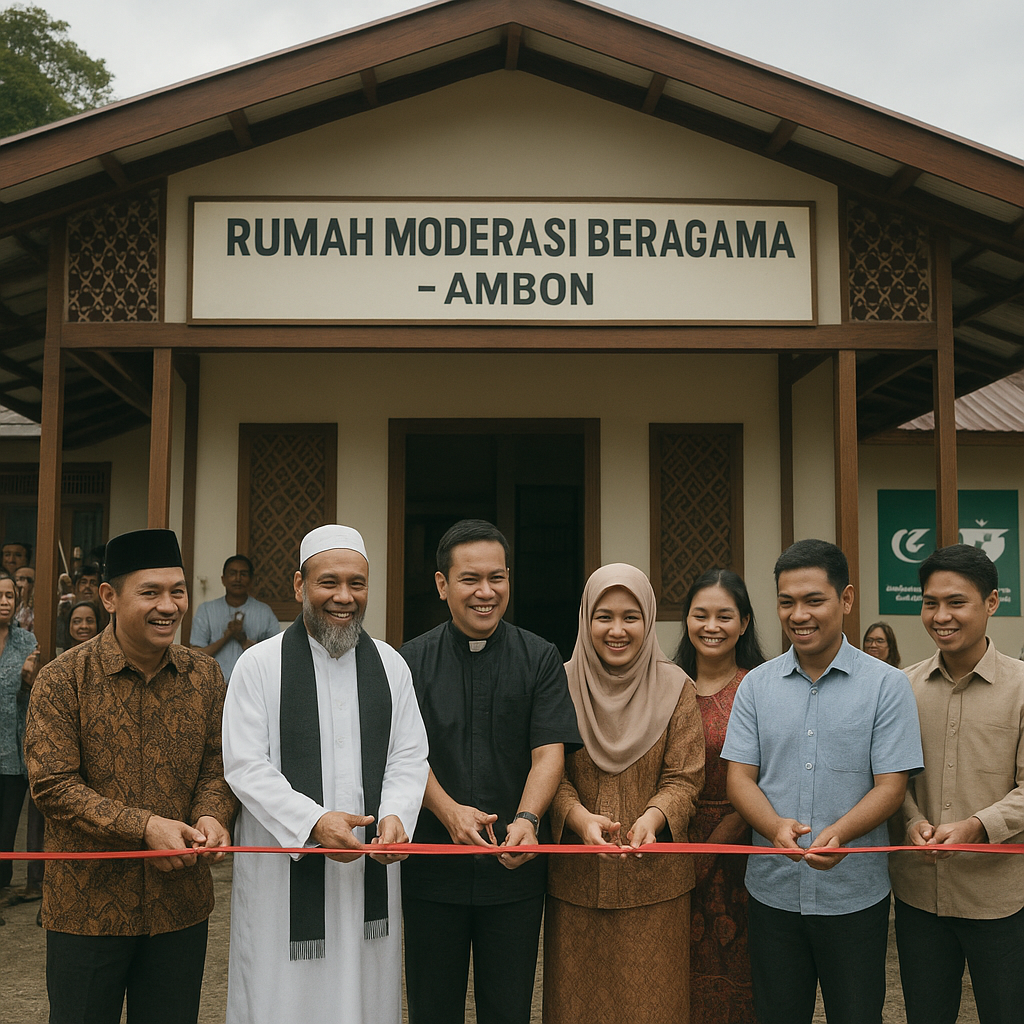 Pembangunan 'Rumah Moderasi Beragama' di Ambon Diresmikan, Jadi Model Rekonsiliasi Pasca Konflik