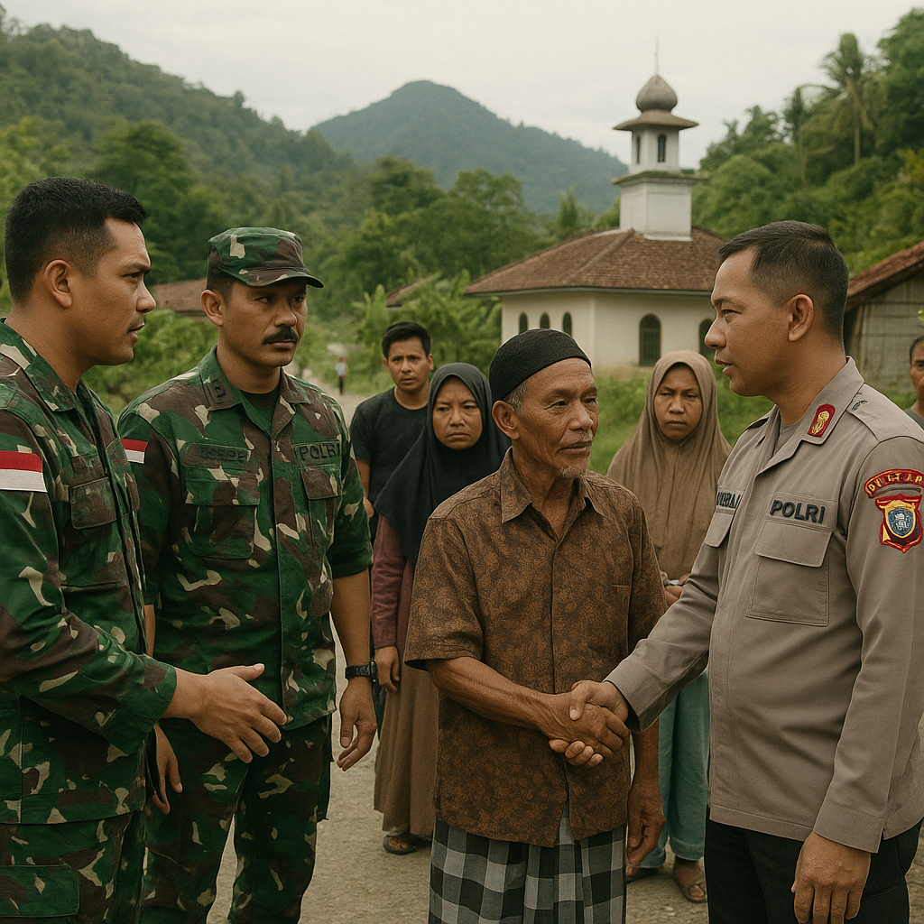 Mediasi TNI-Polri Berhasil Cegah Bentrok Antarwarga di Aceh Singkil