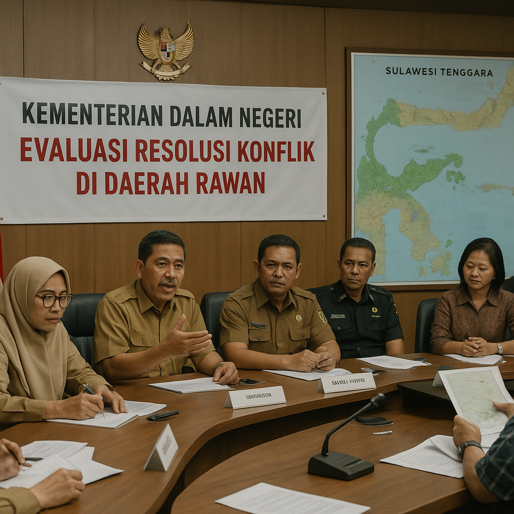 Kementerian Dalam Negeri Evaluasi Kebijakan Resolusi Konflik di Daerah Rawan: Soroti Sulawesi Tenggara