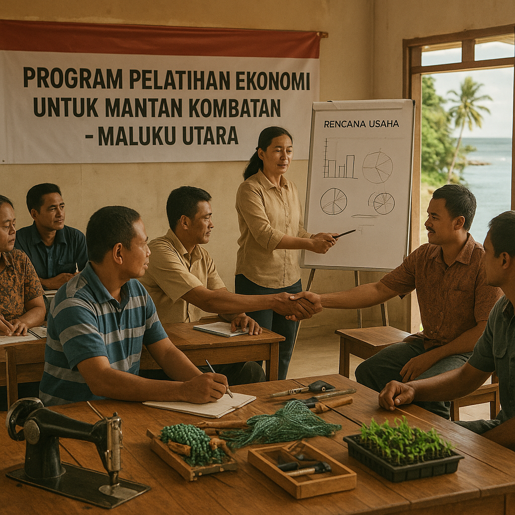 Program Pelatihan Ekonomi untuk Mantan Kombatan Konflik Horizontal di Maluku Utara