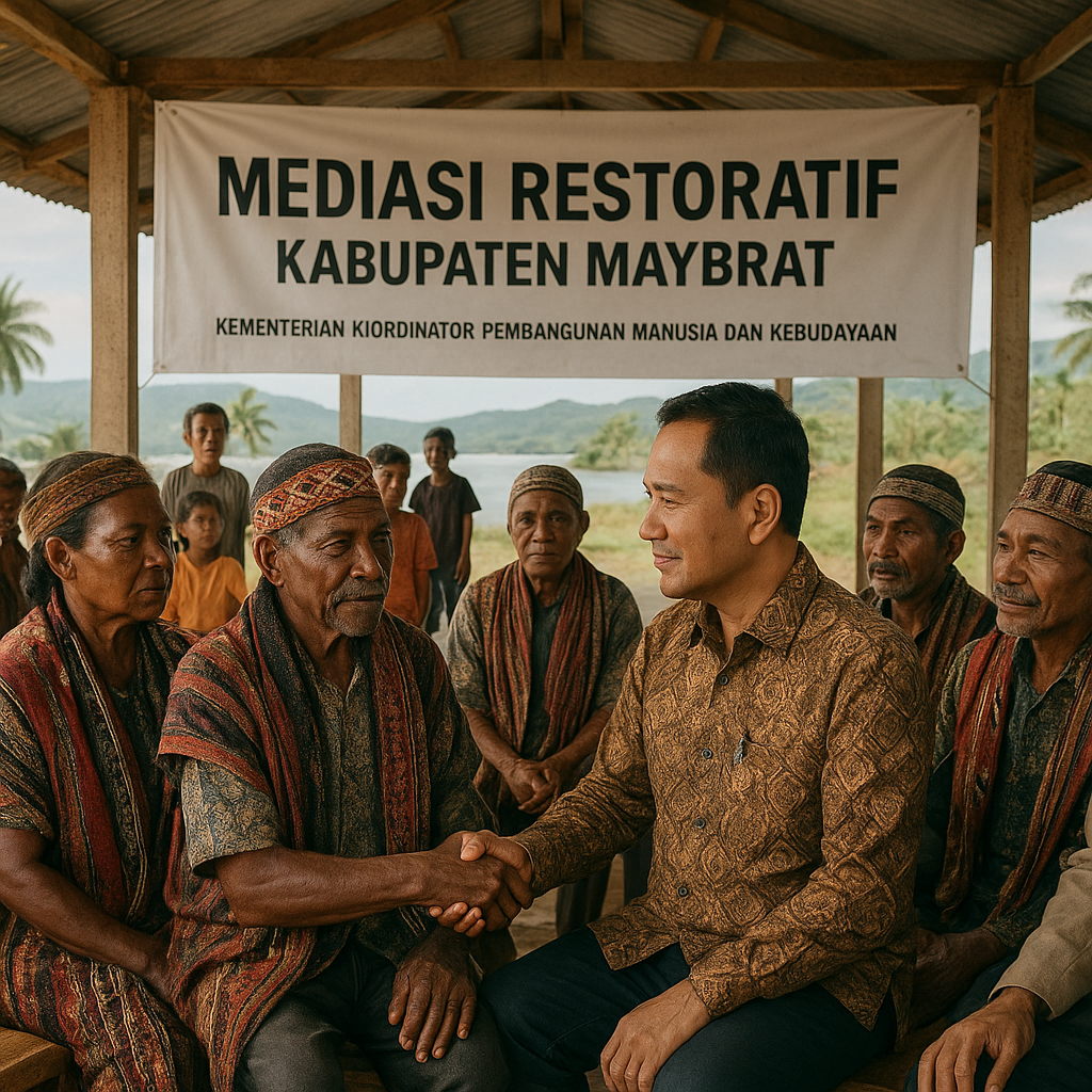 Kemenko PMK Dorong Penerapan Model Mediasi Restoratif di Wilayah Maybrat
