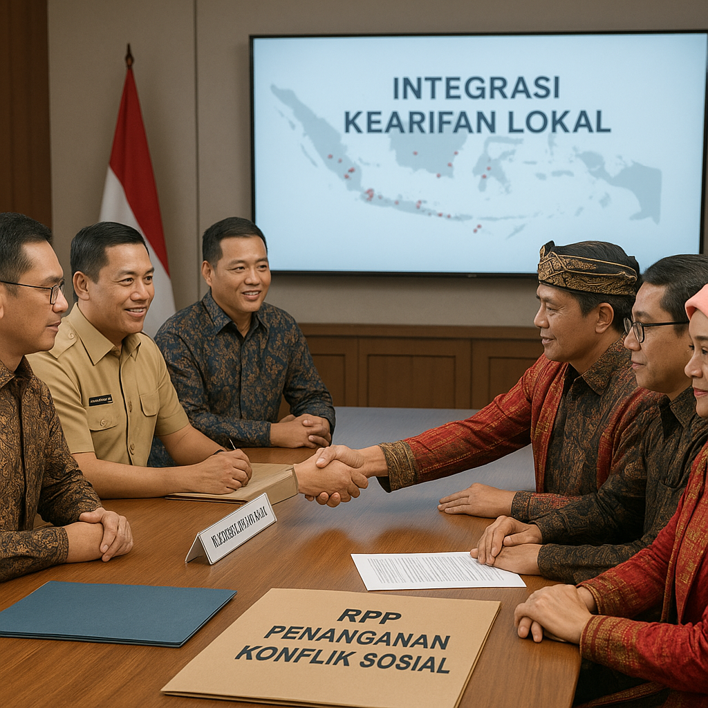 Pemerintah Susun RPP Penanganan Konflik Sosial Berbasis Kearifan Lokal