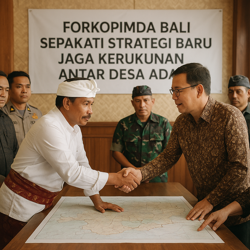 Forkopimda Bali Sepakati Strategi Baru Jaga Kerukunan Antar Desa Adat