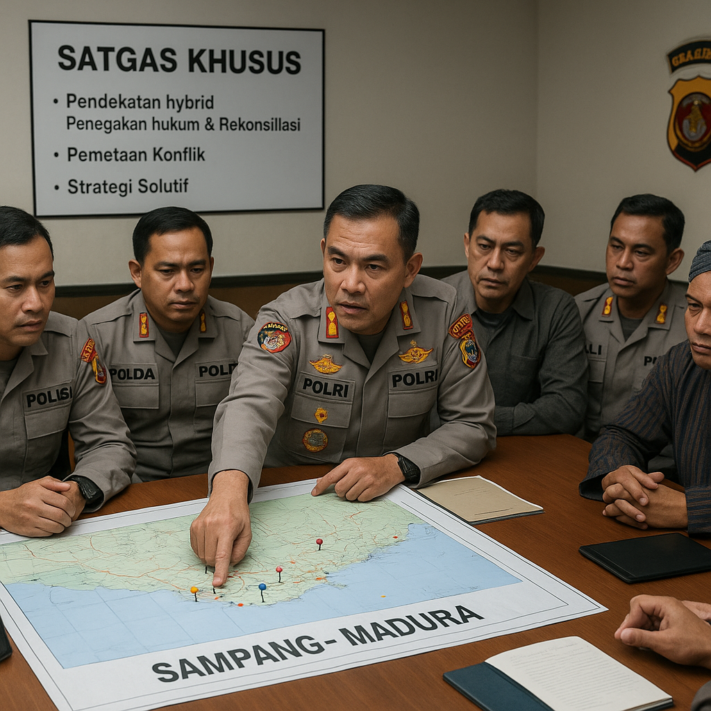 Polda Jatim Bentuk Satgas Khusus Tangani Konflik Warga Sampang-Madura