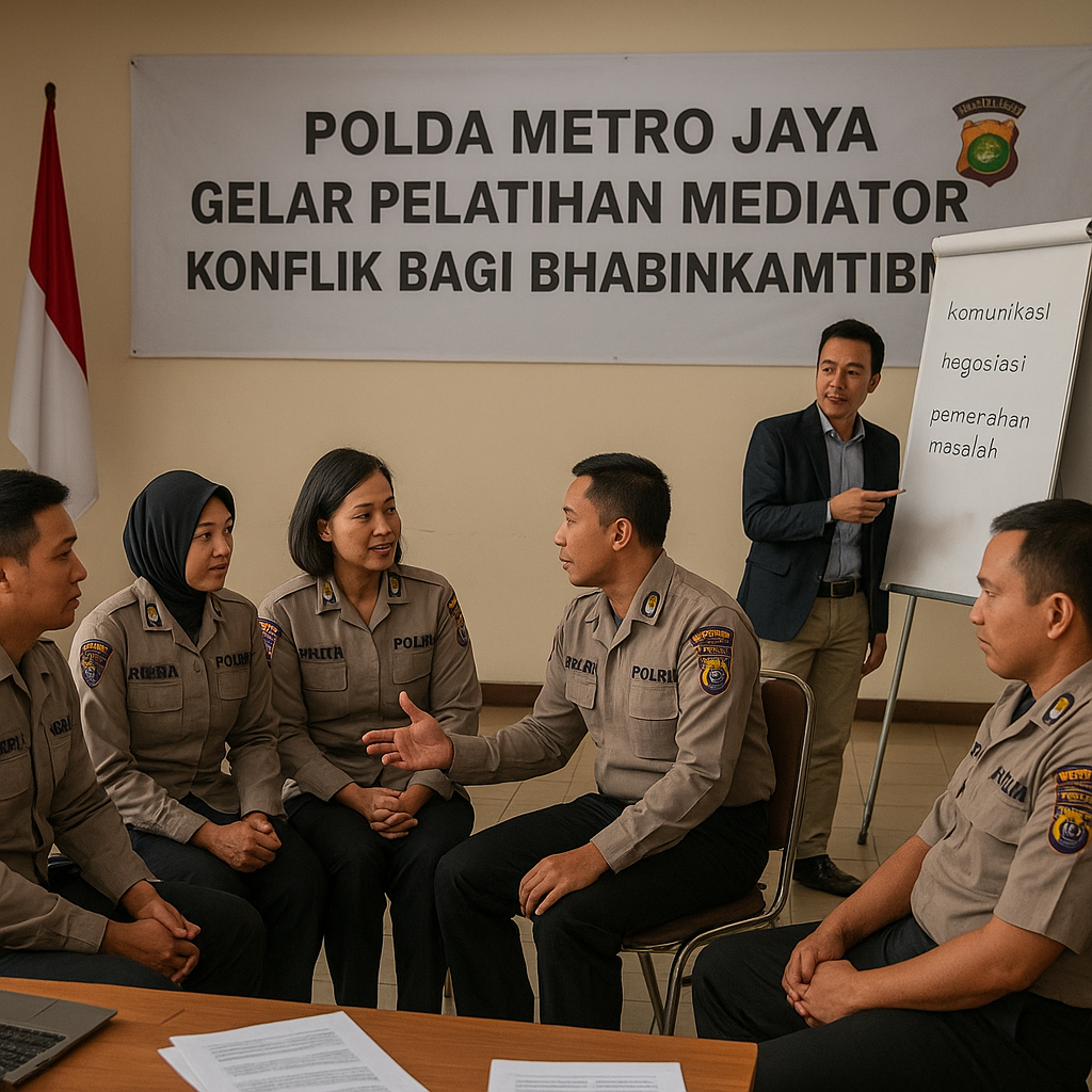 Polda Metro Jaya Gelar Pelatihan Mediator Konflik bagi Bhabinkamtibmas