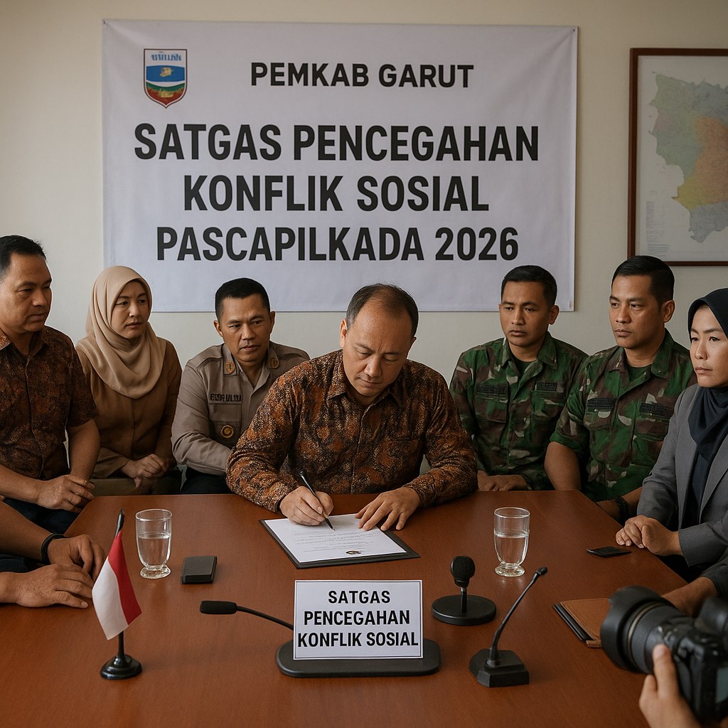 Pemkab Garut Bentuk Satgas Cegah Konflik Sosial Pascapilkada