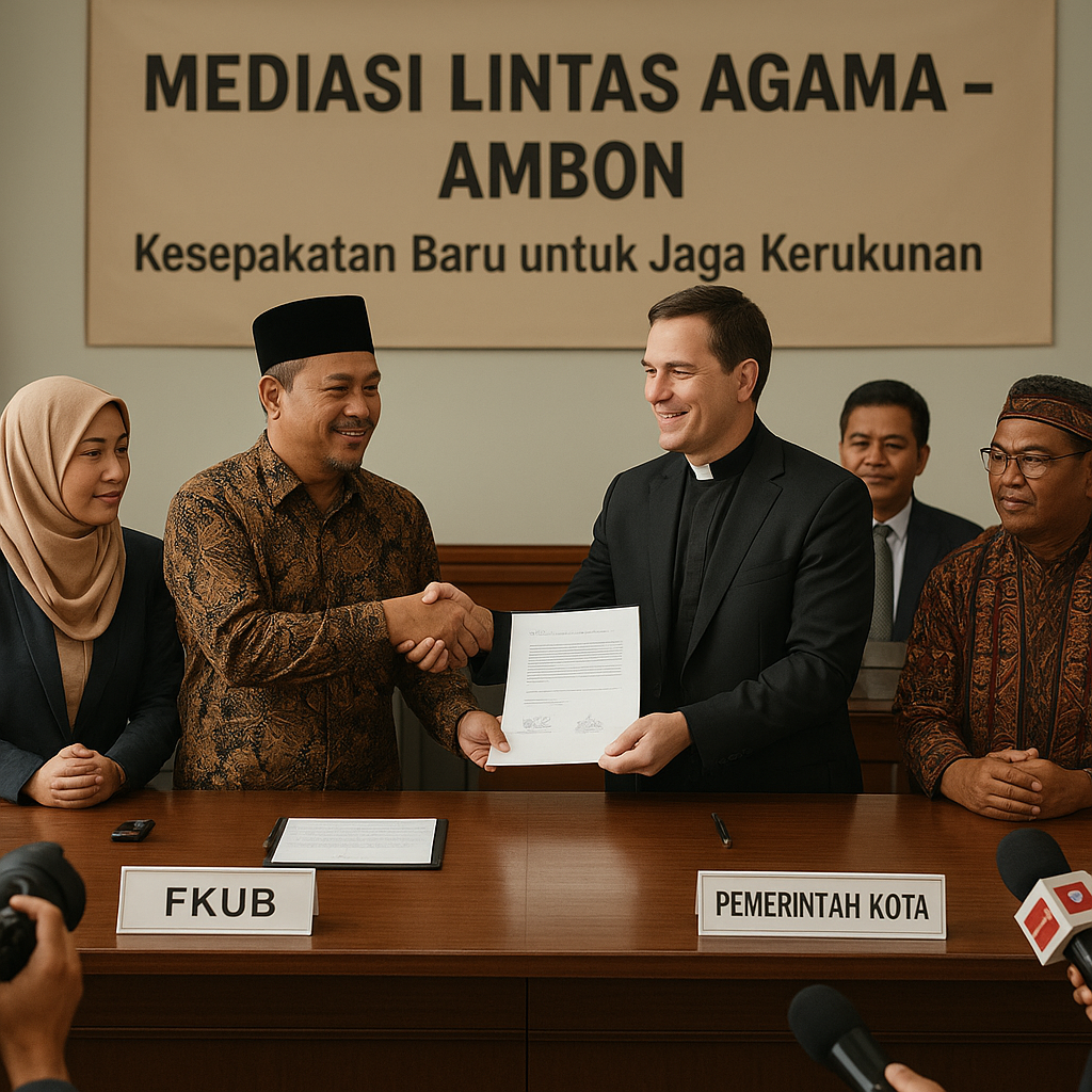 Mediasi Lintas Agama di Ambon Hasilkan Kesepakatan Baru untuk Jaga Kerukunan
