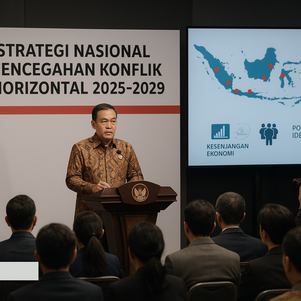 Strategi Nasional Pencegahan Konflik Horizontal 2025-2029 Diluncurkan