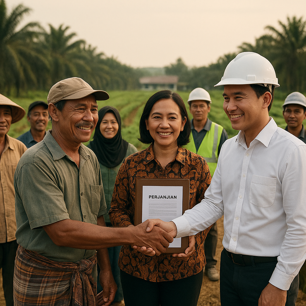 Konflik Horisontal Petani dan Perusahaan Sawit di Riau Mereda Setelah Kesepakatan Bagi Hasil