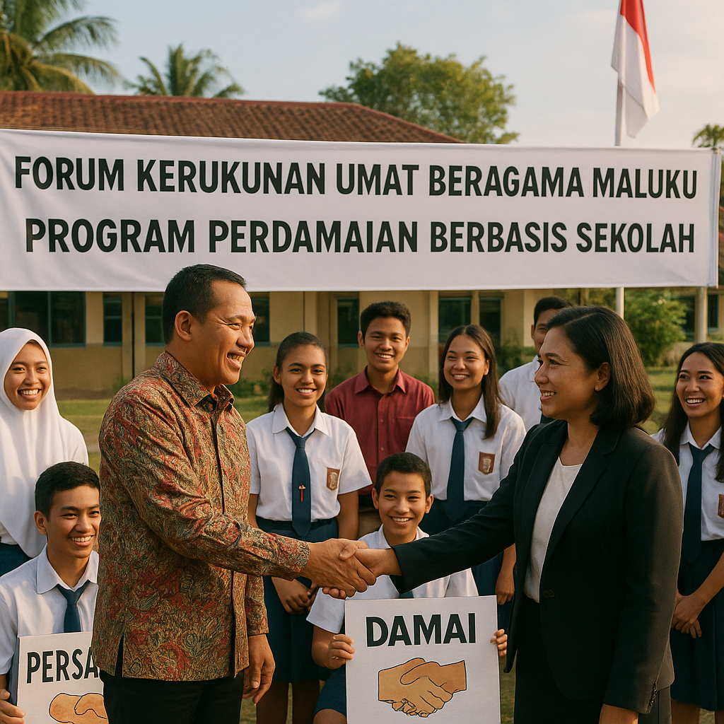 Forum Kerukunan Umat Beragama Maluku Luncurkan Program Perdamaian Berbasis Sekolah