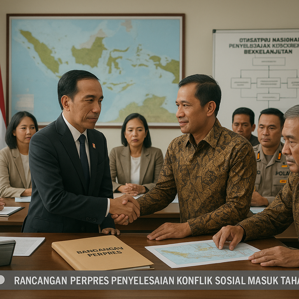Rancangan Perpres Penyelesaian Konflik Sosial Masuk Tahap Finalisasi