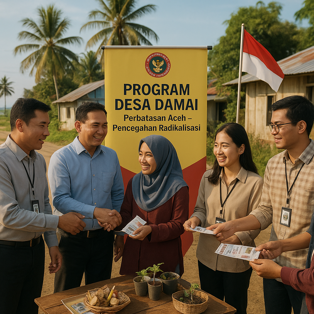 BNPT Luncurkan Program Desa Damai di Perbatasan Aceh untuk Cegah Radikalisasi