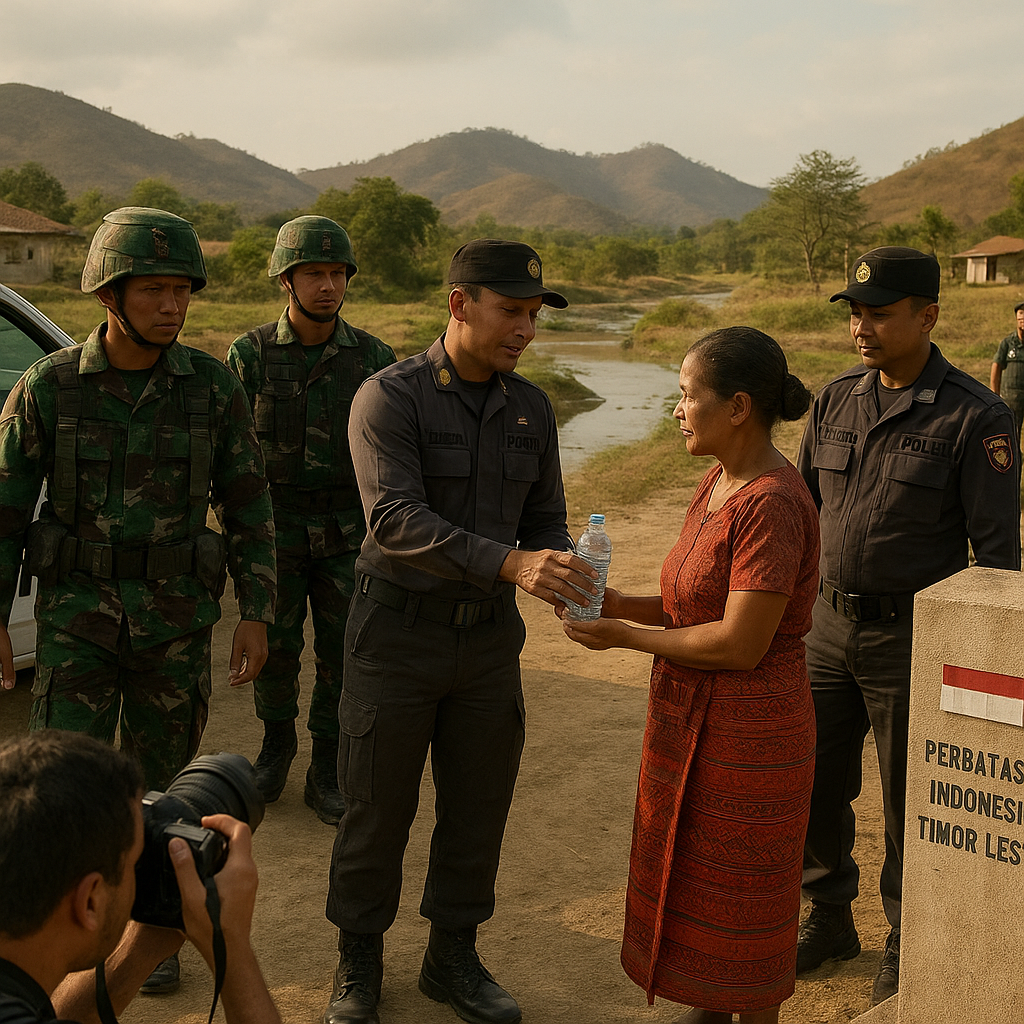 Tim Gabungan Amankan Perbatasan Flores Timur-Timor Leste Cegah Konflik Lintas Negara