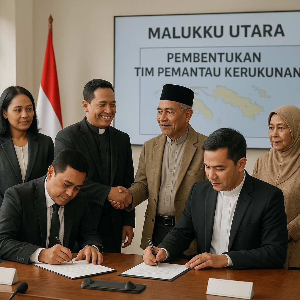 Pemerintah dan Tokoh Agama Sepakati Pembentukan Tim Pemantau Kerukunan di Maluku Utara