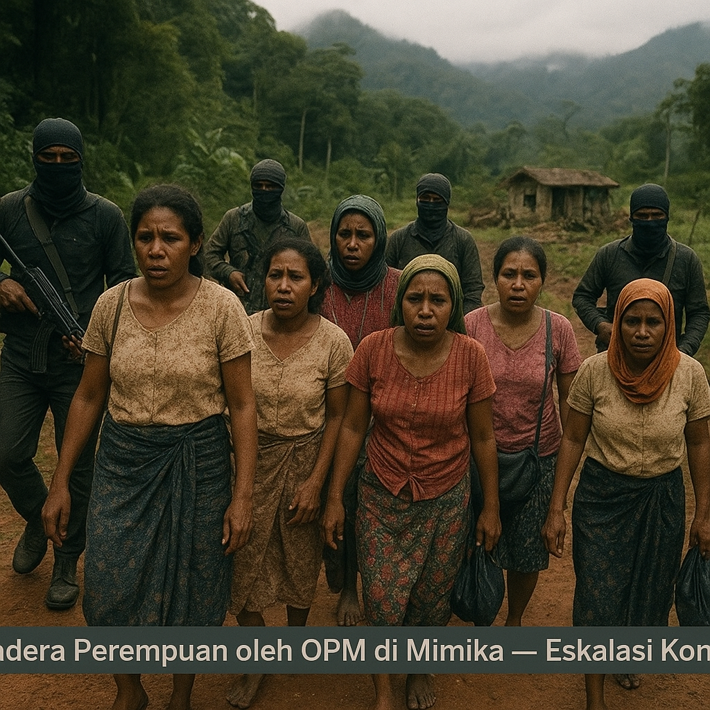 Sandera Perempuan oleh OPM di Mimika: Eskalasi Konflik yang Memperparah Penderitaan Warga