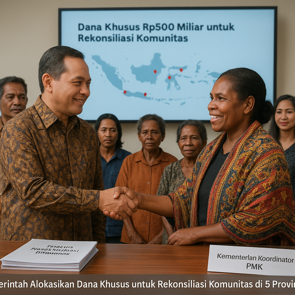 Pemerintah Alokasikan Dana Khusus untuk Rekonsiliasi Komunitas di 5 Provinsi Rawan