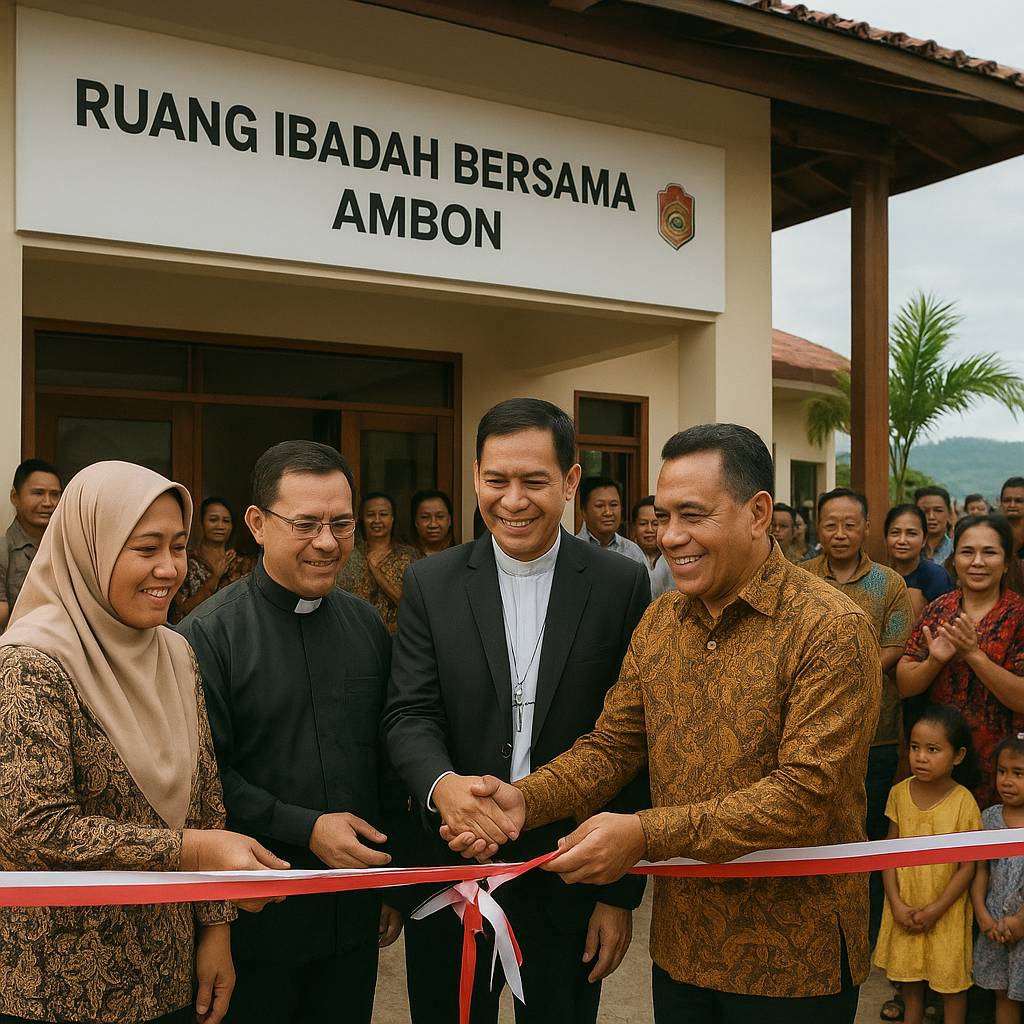 Kebijakan Pemerintah Soal Toleransi di Ambon: Ruang Ibadah Bersama Diresmikan di Ibukota Maluku
