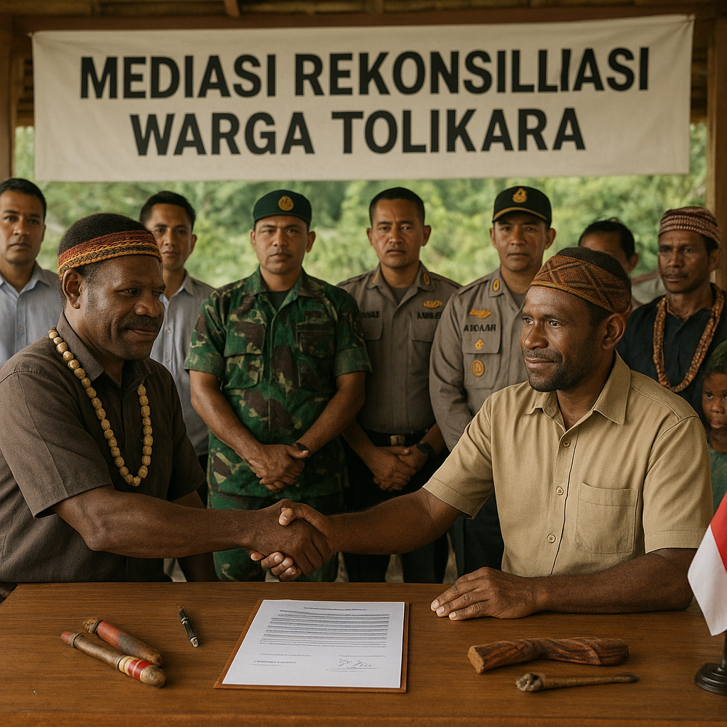 Mediasi Rekonsiliasi Warga Tolikara Berhasil Capai Kesepakatan Damai