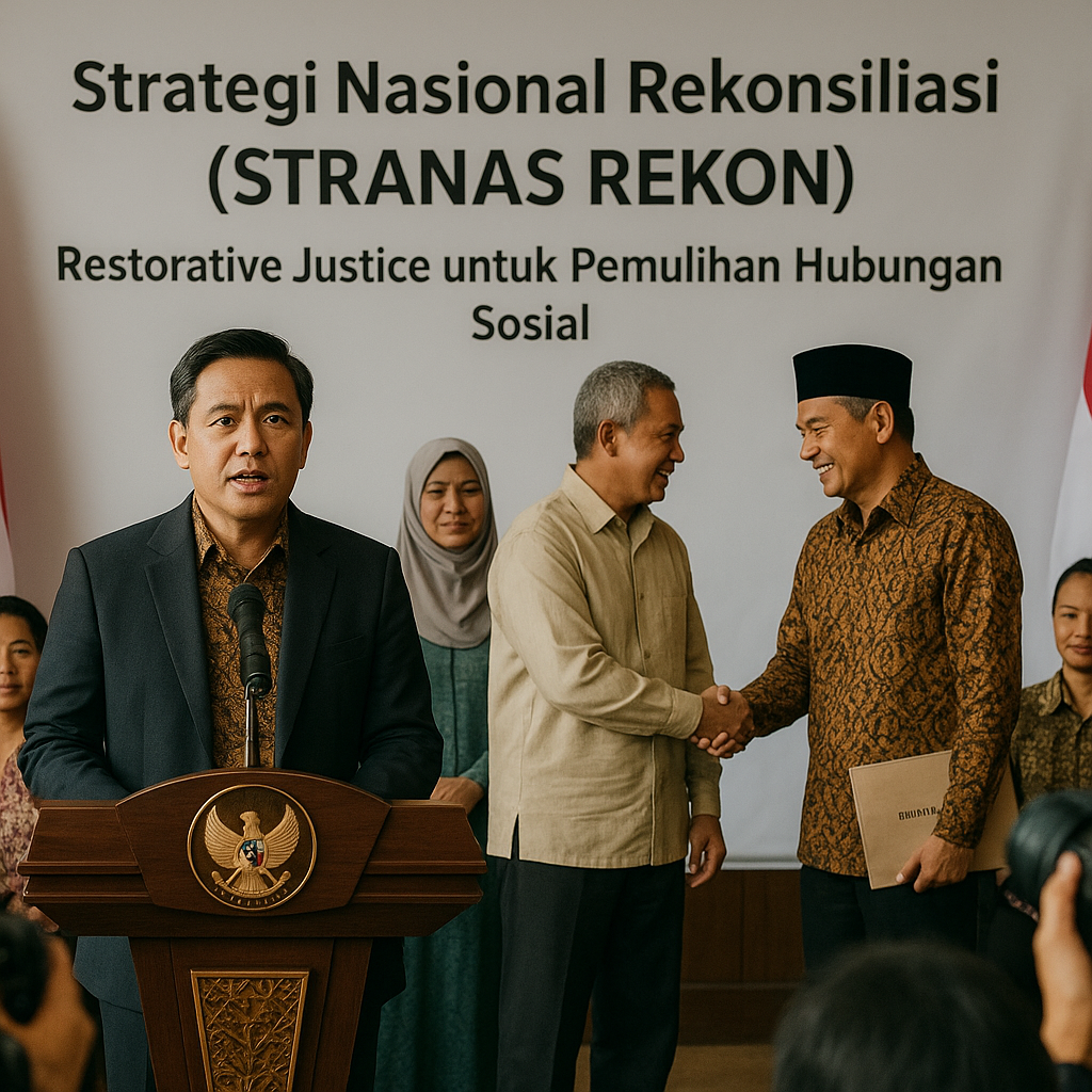 Strategi Nasional Rekonsiliasi: Pemerintah Dorong Model Restorative Justice di Daerah Konflik