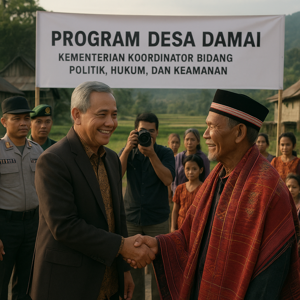 Pemerintah Lanjutkan Program Desa Damai di Daerah Rawan Konflik Sumatera Utara