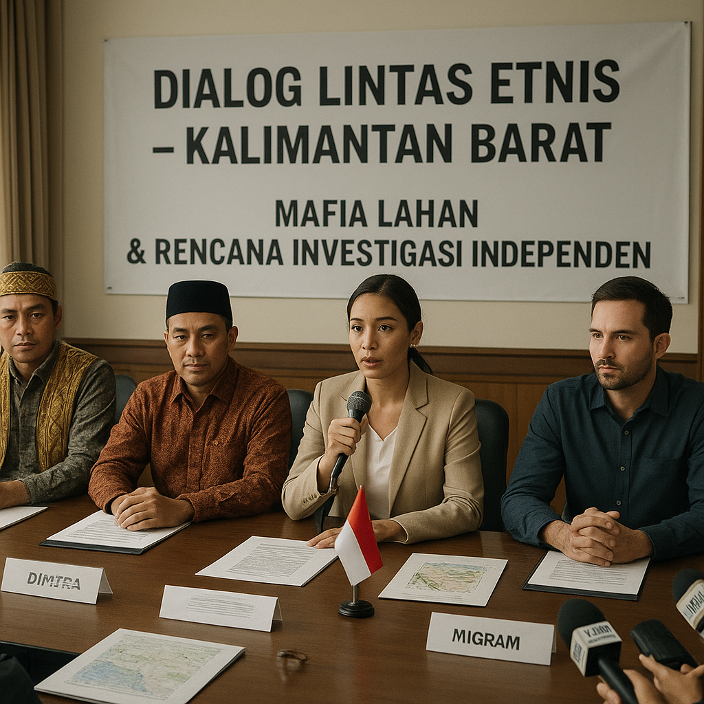 Dialog Lintas Etnis di Kalimantan Barat Bahas Isu Mafia Lahan