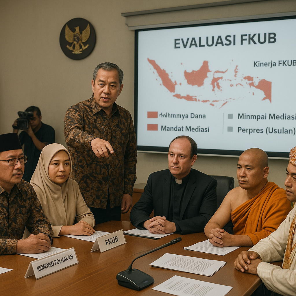 Kemenko Polhukam Evaluasi Forum Kerukunan Umat Beragama di Daerah Rawan