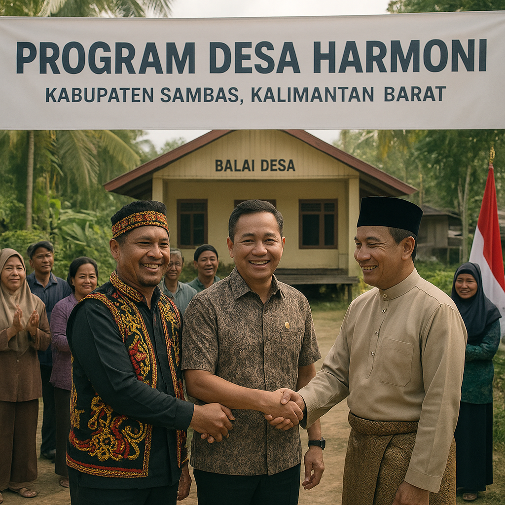 Pemerintah Luncurkan Program Desa Harmoni untuk Meredam Konflik Horizontal di Kalimantan Barat
