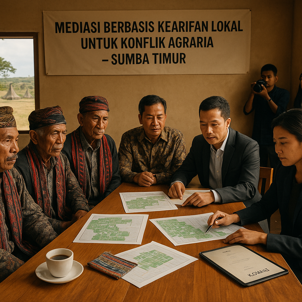 Analisis Kebijakan: Pemerintah Pusat Menguji Model Mediasi Berbasis Kearifan Lokal untuk Konflik Agraria di Sumba Timur