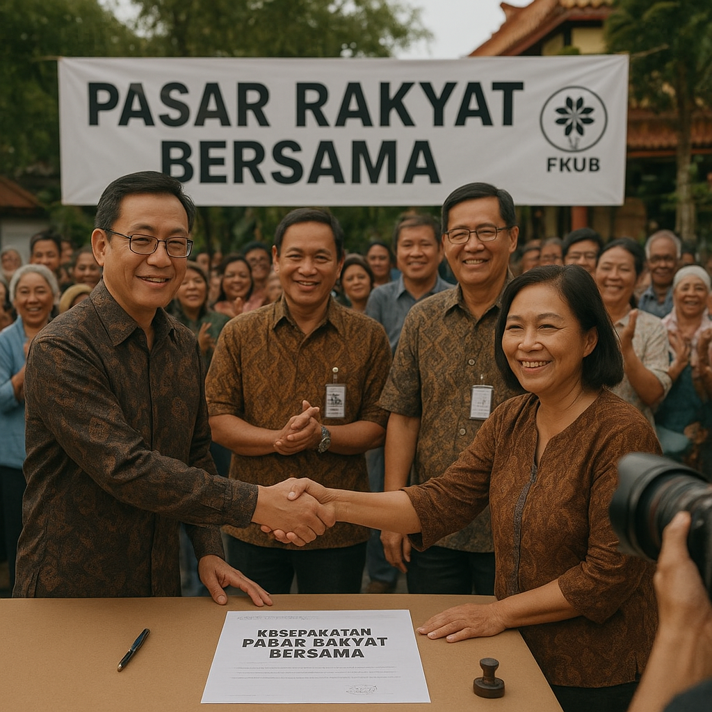Warga Tionghoa dan Pribumi di Singkawang Sepakat Bangun Pasar Rakyat Bersama