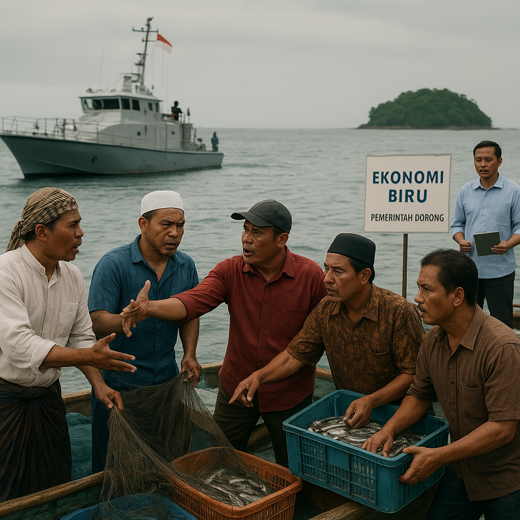 Pemerintah Dorong Ekonomi Biru di Wilayah Konflik Perbatasan Laut Natuna