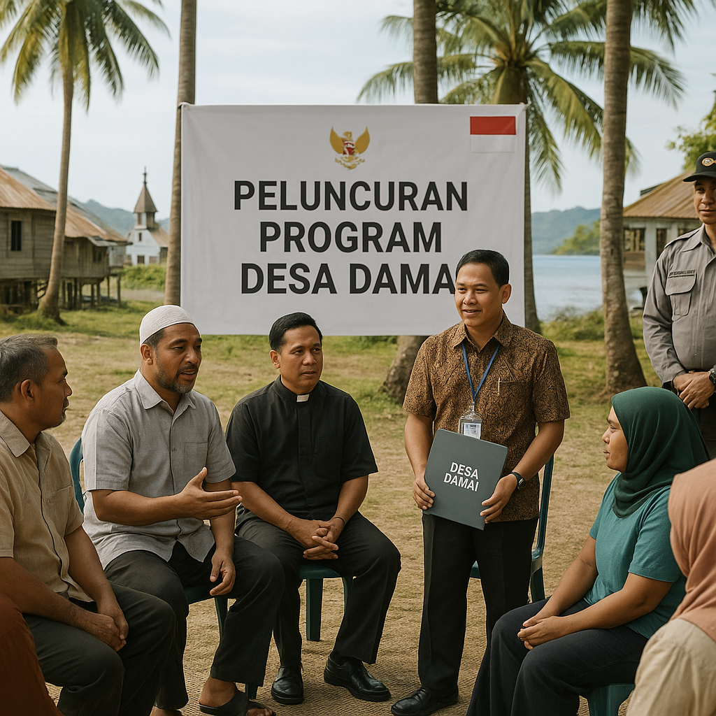 Pemerintah Luncurkan Program Desa Damai di Maluku untuk Redam Konflik Horizontal