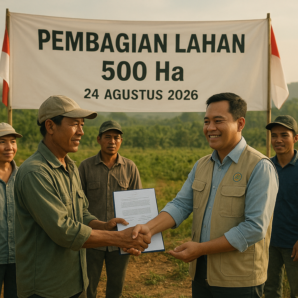 Konflik Agraria di Lampung Mereda Setelah Kesepakatan Pembagian Lahan