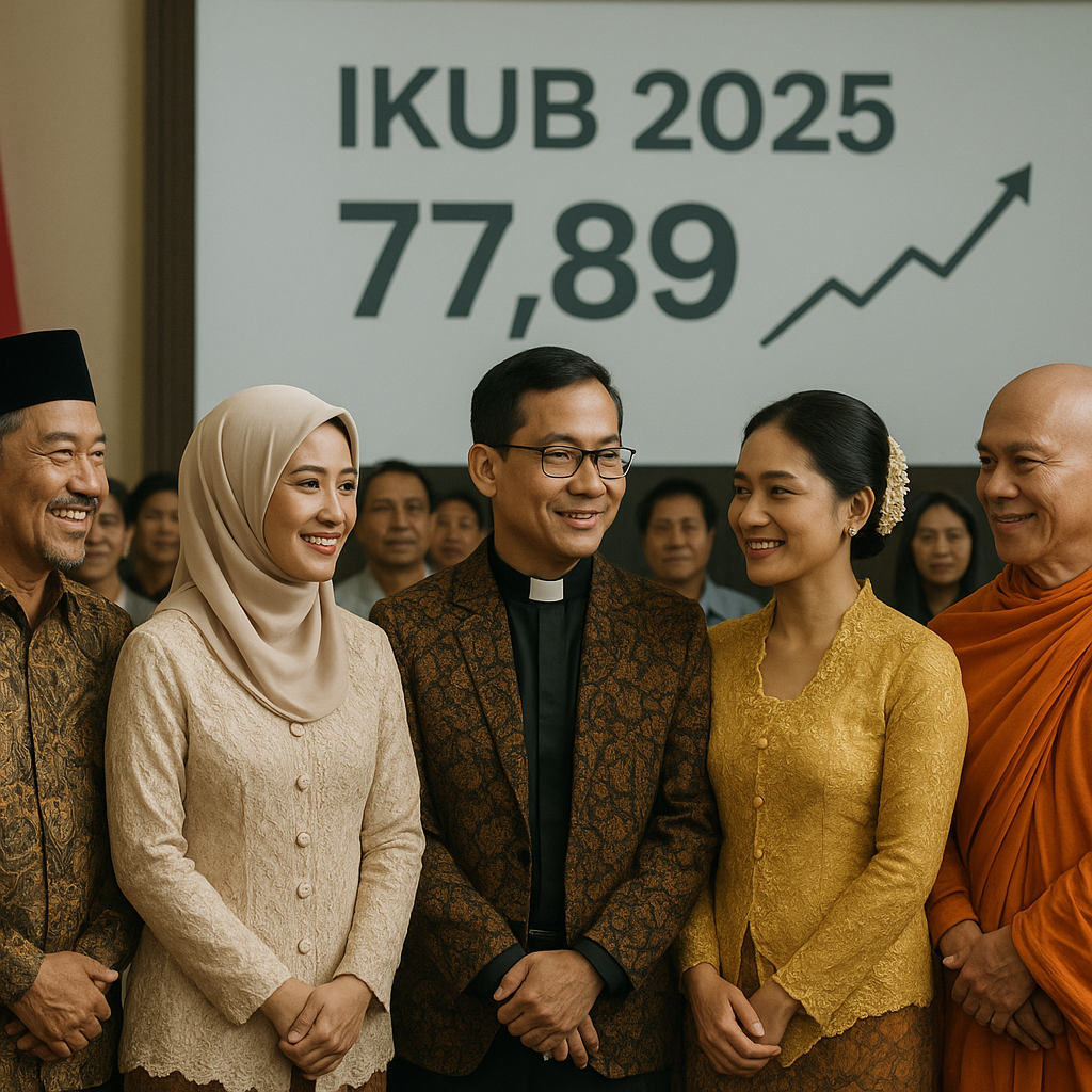 Indeks Kerukunan Beragama 2025 Cetak Rekor Tertinggi 77,89, Namun Tantangan Deteksi Dini Tetap Mendesak