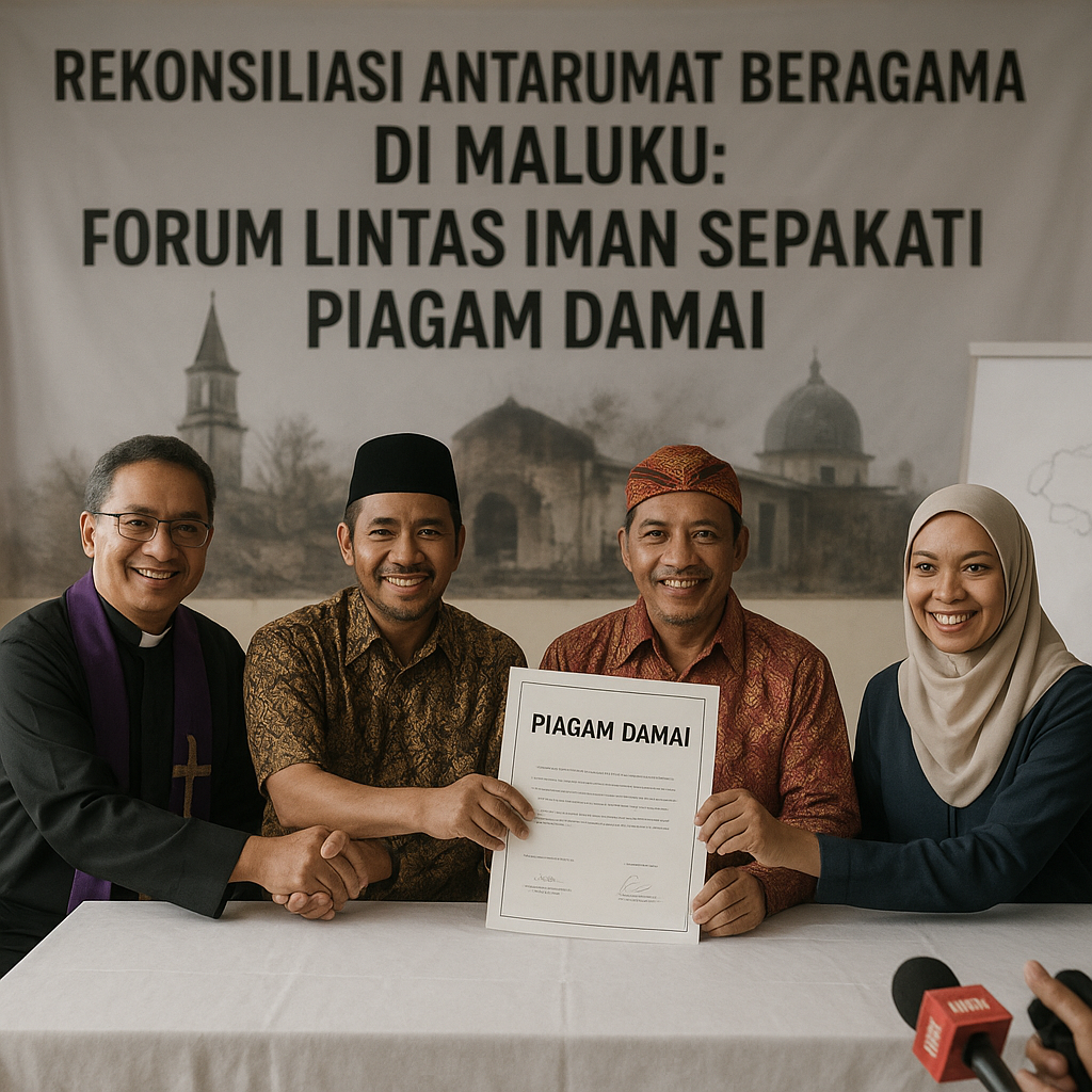 Rekonsiliasi Antarumat Beragama di Maluku: Forum Lintas Iman Sepakati Piagam Damai