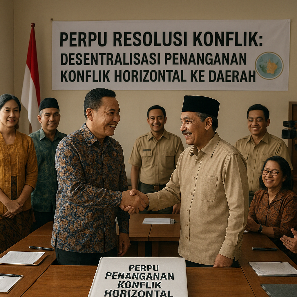 Kebijakan Publik: Desentralisasi Penanganan Konflik Horizontal ke Daerah melalui Perpu Resolusi Konflik