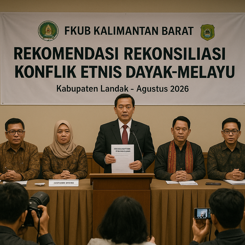 FKUB Kalimantan Barat Rilis Rekomendasi Rekonsiliasi untuk Konflik Etnis Dayak-Melayu
