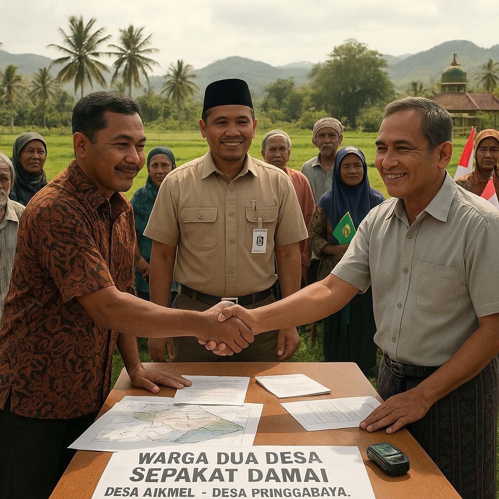 Warga Dua Desa di Lombok Timur Sepakat Damai Setelah Mediasi 3 Bulan