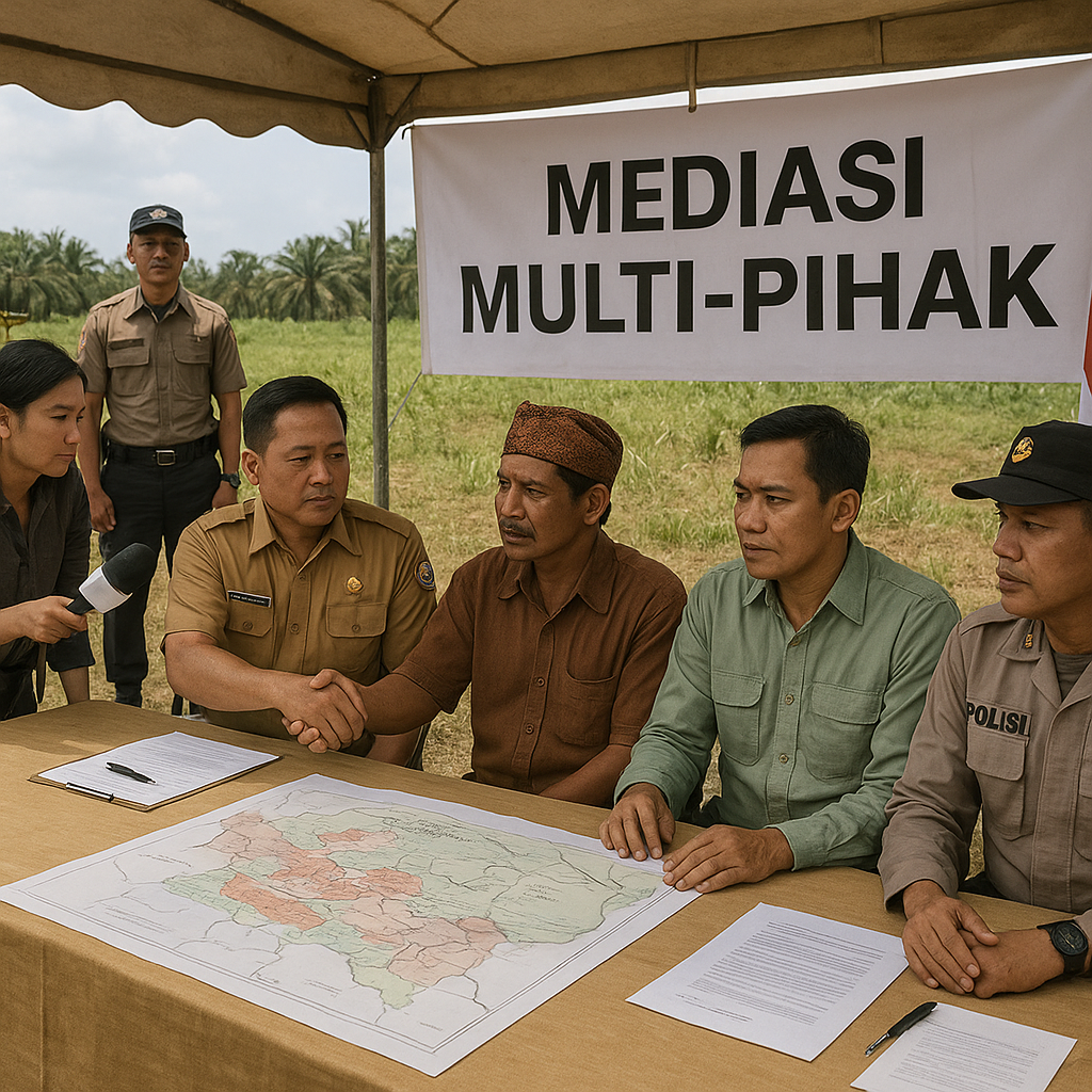 Strategi Pemerintah dalam Menyelesaikan Konflik Agraria di Sumatera Selatan: Model Mediasi Multi-Pihak