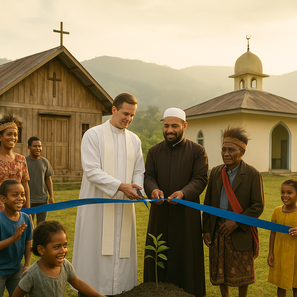 Rekonsiliasi Warga Tolikara: Gereja dan Masjid Dibangun Berdampingan