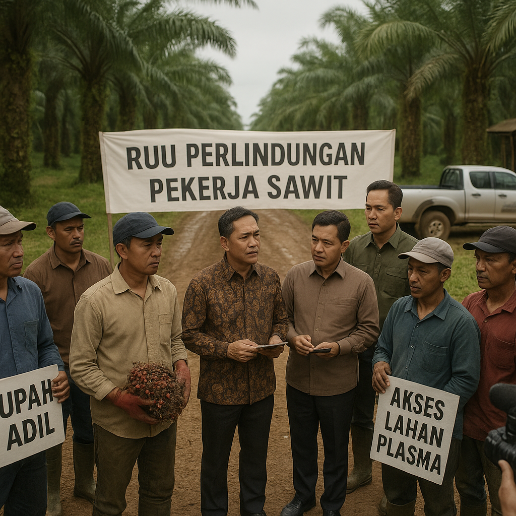 Pemerintah Percepat RUU Perlindungan Pekerja Sawit untuk Redam Konflik Horizontal