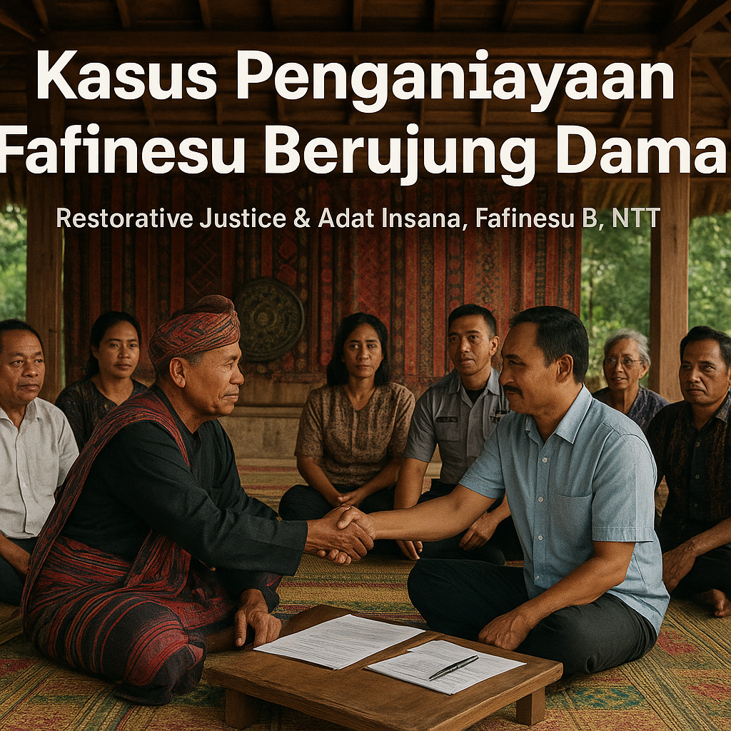 Kasus Penganiayaan Fafinesu Berujung Damai, Tiga Bulan Pendekatan RJ