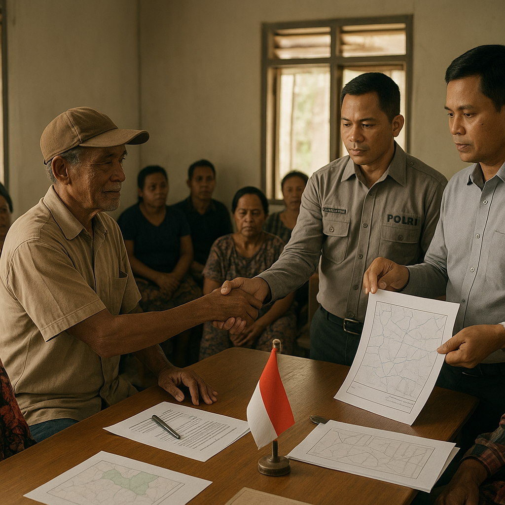 Polres Kupang Kota Fasilitasi Mediasi Antarwarga Pasca Bentrok Lahan