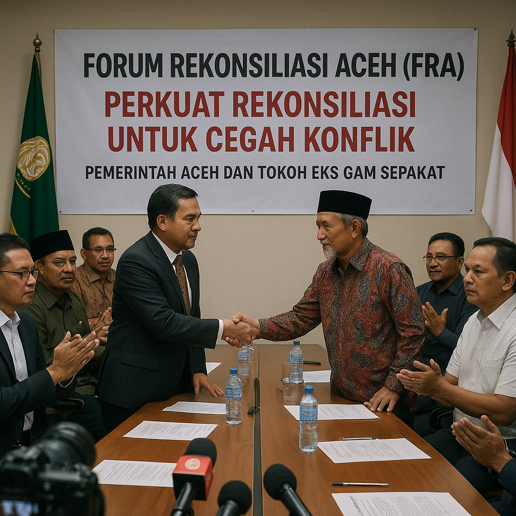 Pemerintah Aceh dan GAM Sepakat Perkuat Forum Rekonsiliasi untuk Cegah Konflik Horizontal Baru