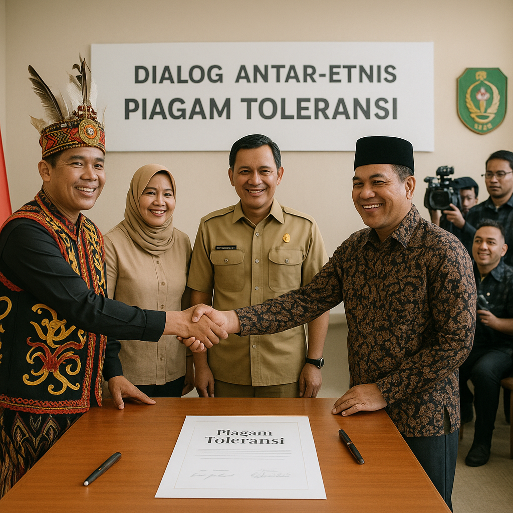 Dialog Antar-Etnis di Kalimantan Barat Hasilkan Piagam Toleransi