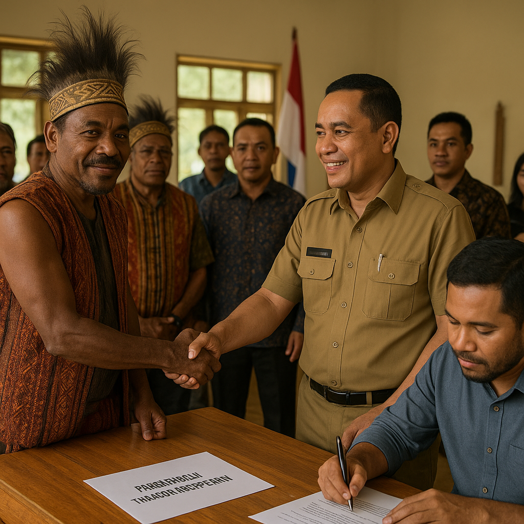 Konflik Lahan di Papua Barat Mereda setelah Mediasi Tokoh Adat dan Pemerintah