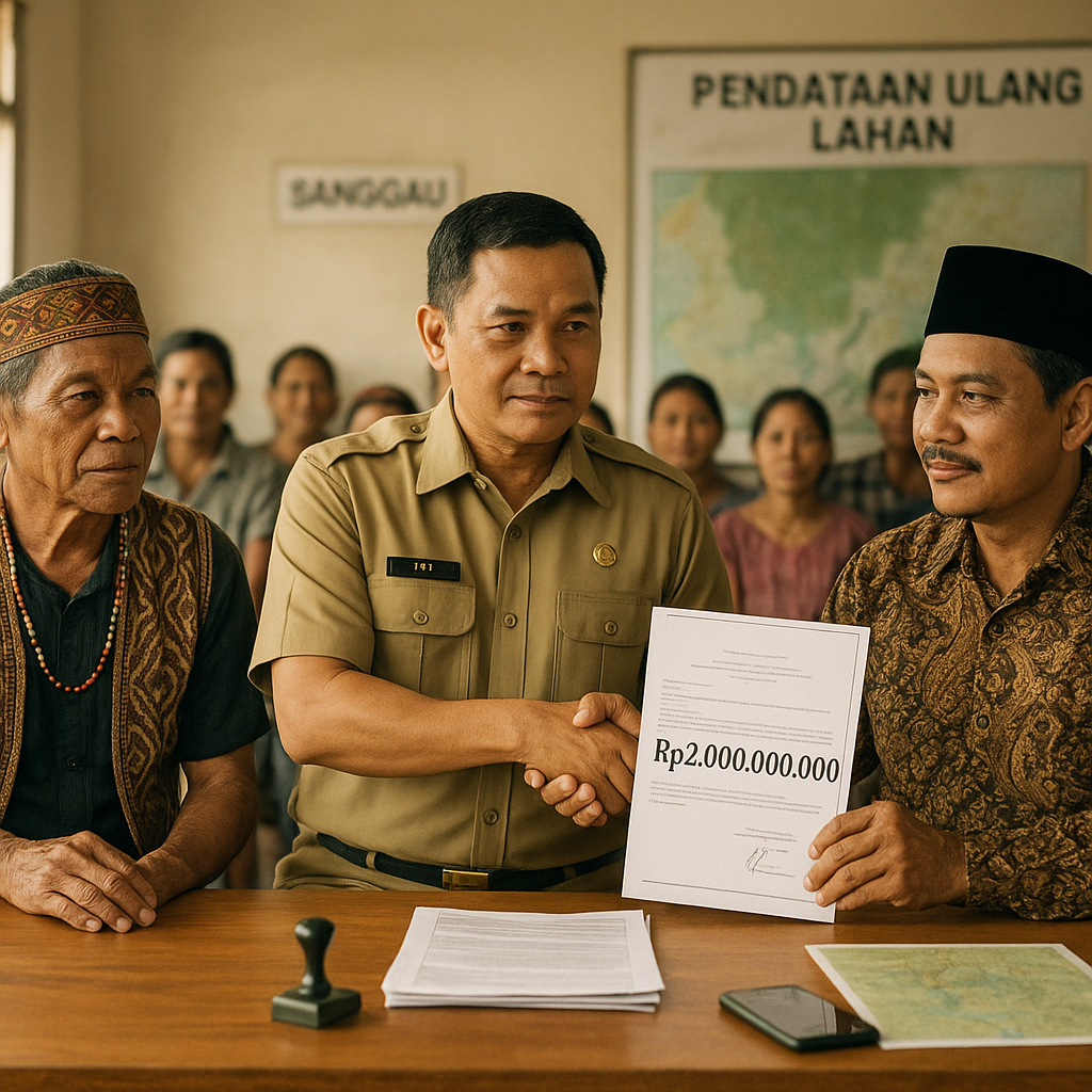 Mediasi Tiga Puhun: Warga Dayak dan Madura Sepakati Ganti Rugi Lahan Konflik