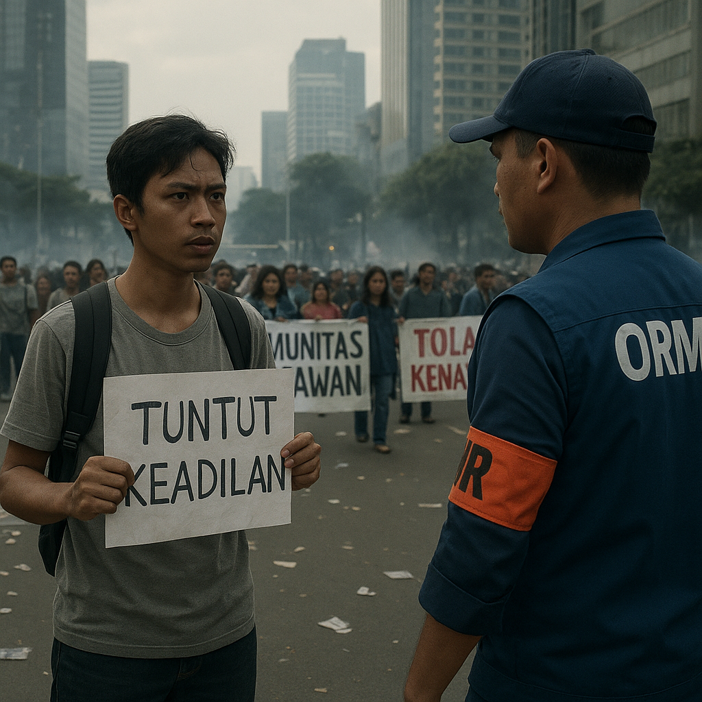Mirip Pam Swakarsa, Pelibatan Ormas Bubarkan Demo Bisa Picu Konflik Horizontal!