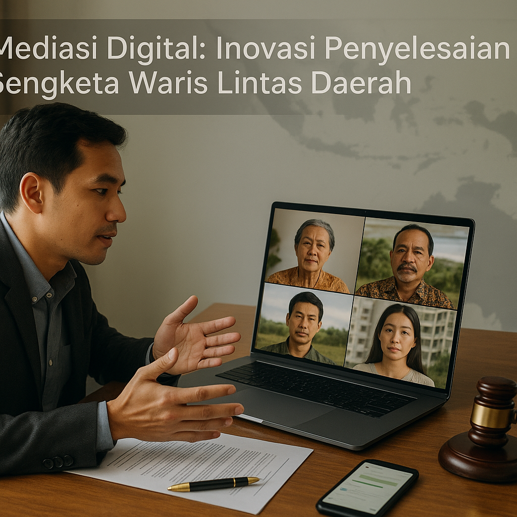 Mediasi Digital: Inovasi Penyelesaian Sengketa Waris Lintas Daerah